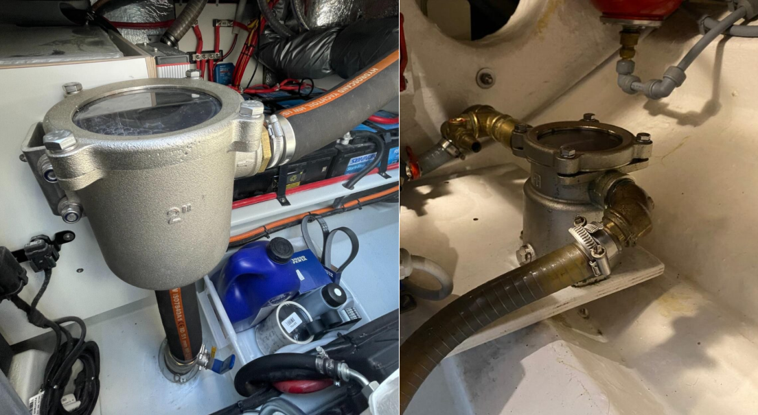 Andy Marine 316L roestvrij staal zeewaterfilter