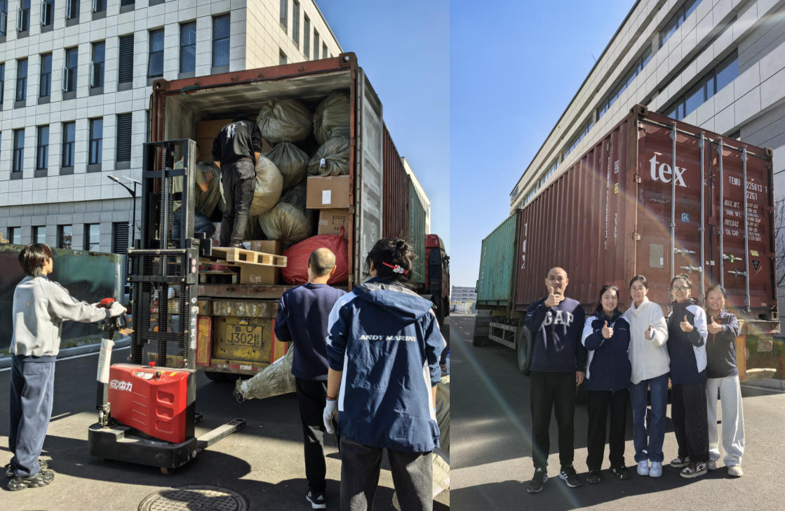 Containerladen naar Australië voltooid!