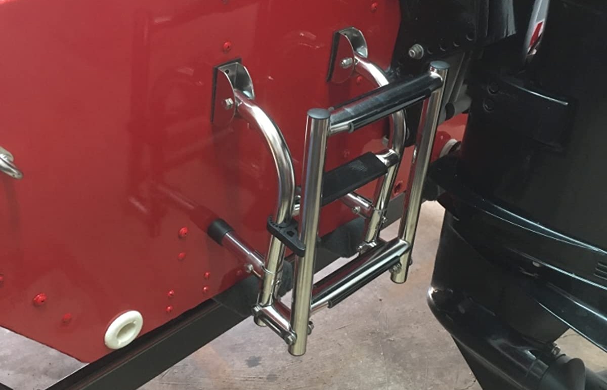 Opvouwbare instapladder