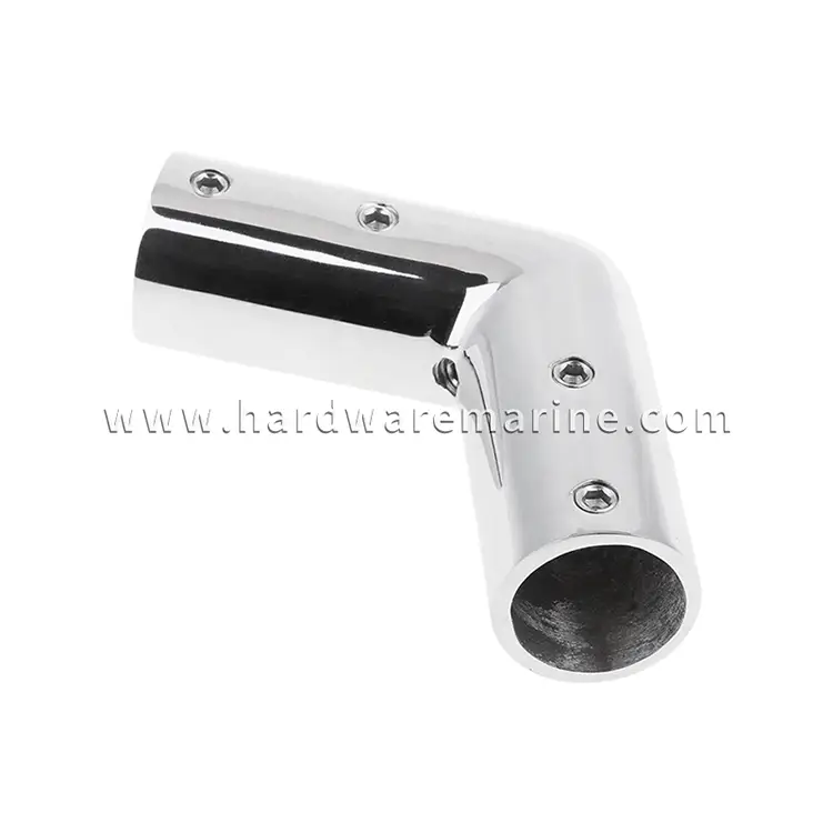 316 roestvrijstalen bootpijp handrail fitting elleboogconnector