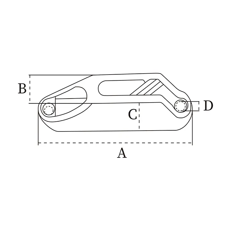 ABS Plastic Marine Thru Hull Fitting